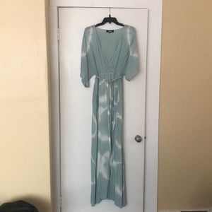 LuLu’s Light Blue Tie Dye Maxi